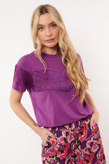 Dora T-shirt | Salvia Purple