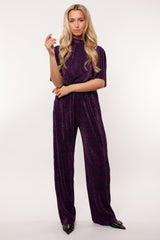 Melanie broek | Black/Cool Purple