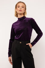 Mavis top | Grape Purple