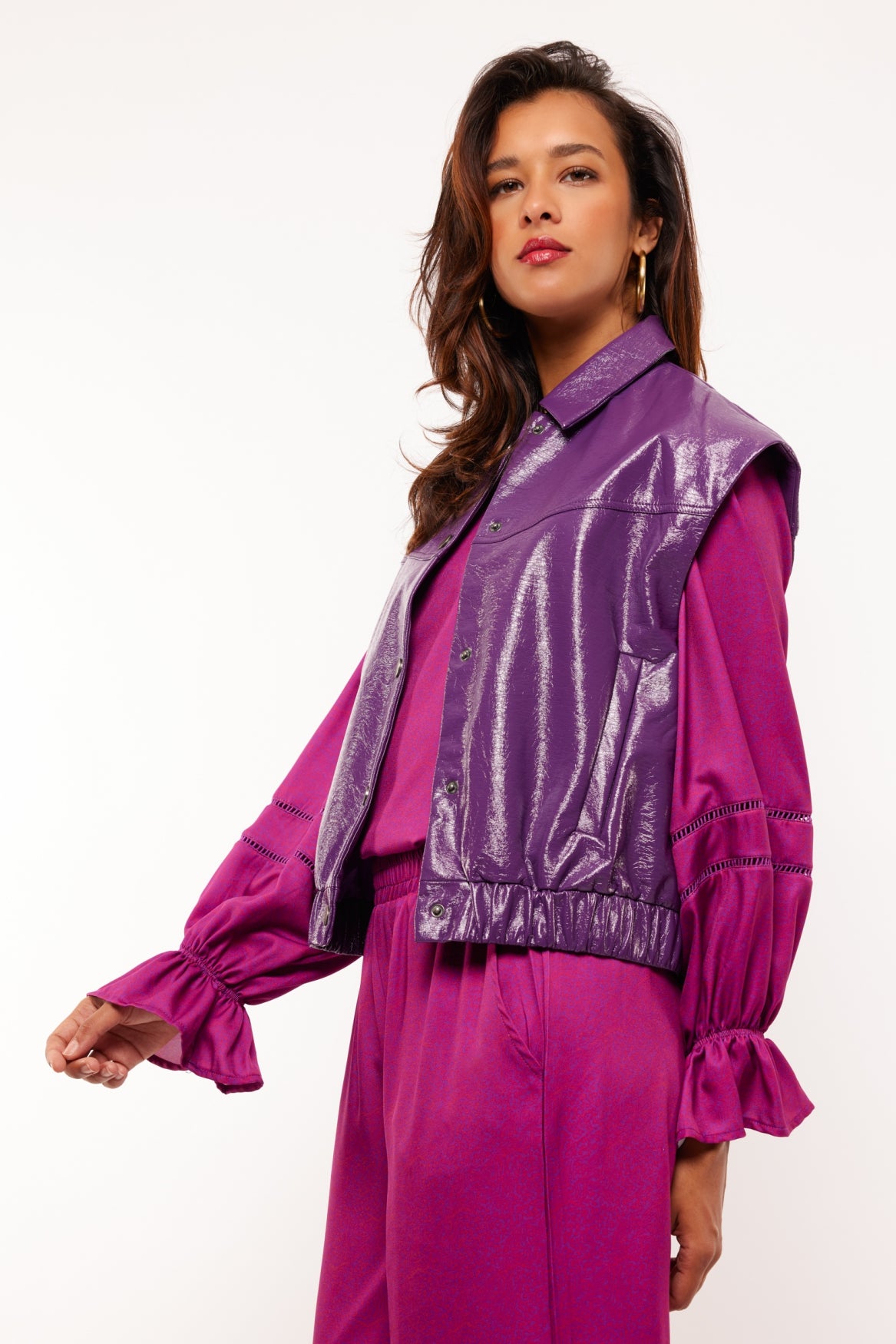 Bria gilet | Grape Purple