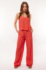 Kat pants | Beets Purple/Fireworks Orange