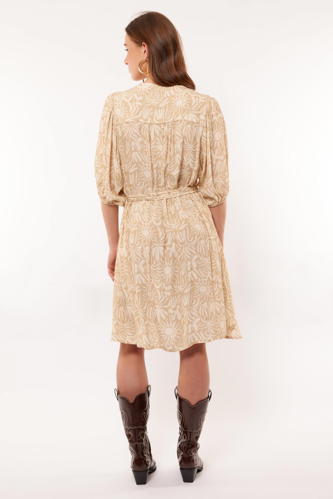 Nonna dress | Dust/Swan White