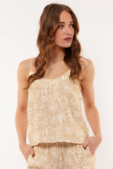 Flori singlet | Dust/Swan White