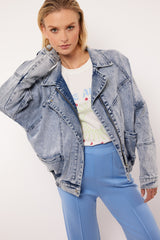 Madie jacket | Denim Light Blue