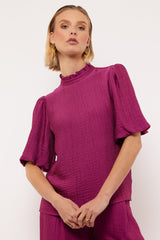 Geneva top | Purple Orchid